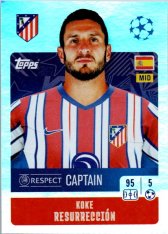 2024-25 Topps Champions League 89 Koke (Atlético de Madrid)