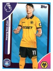fotbalová kartička 2025-26 Topps  Premier League 301 Hwang Hee-Chan (Wolverhampton Wanderers)-PARALLEL Blue