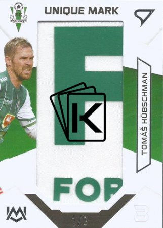 2021-22 SportZoo Fortuna Liga Unique Mark UM-HU Tomáš Hubschman  F:L Logo 1/3 FK Jablonec
