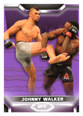 2020 Topps UFC Knockout 67 Johnny Walker - Light Heavyweight /25