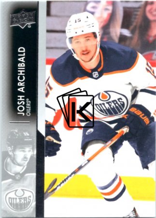 hokejová karta 2021-22 UD Series One 70 Josh Archibald - Edmonton Oilers