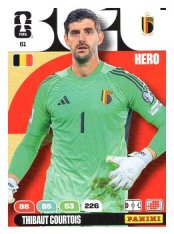 fotbalová kartička World Cup 2026 Adrenalyn XL 61 Thibaut Courtois (Belgium)