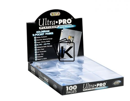 Folie Ultra Pro Platinum 9 karet (11 direk)