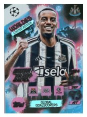 fotbalová kartička 2025-26 Topps Match Attax UCC Worldies Limited Edition - Global Goalscorers (Booster Tin 2) WLE 4 Alexander Isak (Newcastle United)