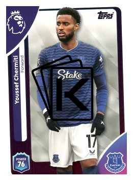 fotbalová kartička 2025-26 Topps  Premier League 141 Youssef Chermiti (Everton)