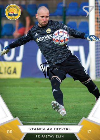fotbalová kartička 2021-22 SportZoo Fortuna Liga 52 Stanislav Dostál FC Fastav Zlín
