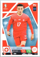 fotbalová karta Topps Match Attax EURO 2024 SUI9 Ruben Vargas (Switzerland)
