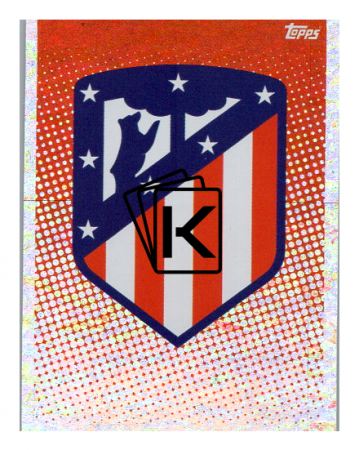 2020-21 Topps Champions League samolepka ATM1 Logo Atlético de Madrid
