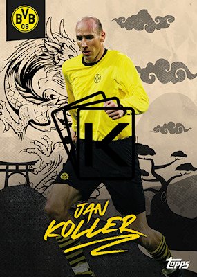 2021 Topps Borussia Dormund Black & Yellow Jan Koller