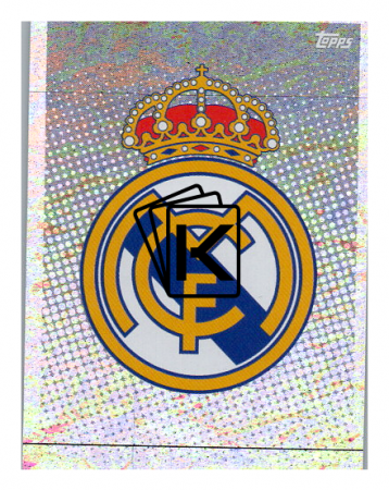 2020-21 Topps Champions League samolepka RMA1 Logo Real Madrid C.F.