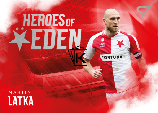 2025-26 SportZoo SK Slavia Praha Heroes of Eden HE-11 Martin Latka