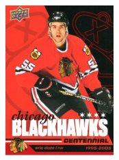 2025-26 Upper Deck Centennial Chicago Blackhawks 60 Eric Daze