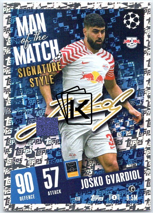 Fotbalová kartička 2023-24 Topps Match Attax UEFA Club Competitions Man ...