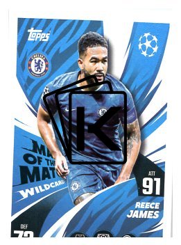 fotbalová kartička 2025-26 Topps Match Attax UCC 319 Reece James (Chelsea)