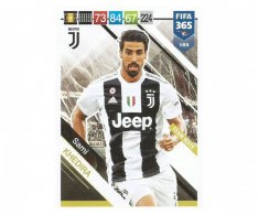 Fotbalová kartička Panini FIFA 365 – 2019 Team Mate 185 Sami Khedira Juventus