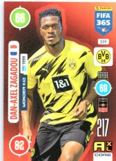 fotbalová karta Panini Adrenalyn XL FIFA 365 2021 Team Mate 259 Dan Alex Zagadou Borussia Dortmund