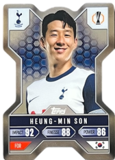 Fotbalová kartička 2024-25 Topps Match Attax EXTRA UEFA Chrome X 1 Heung-Min Son (Tottenham Hotspur)
