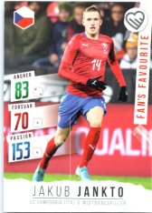 2020-21 Panini EURO 2020 Fans Favourite 25 Jakub Jankto Česká Republika