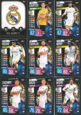 2019-20 Topps Match Attax Champions League Týmový set Real Madrid CF