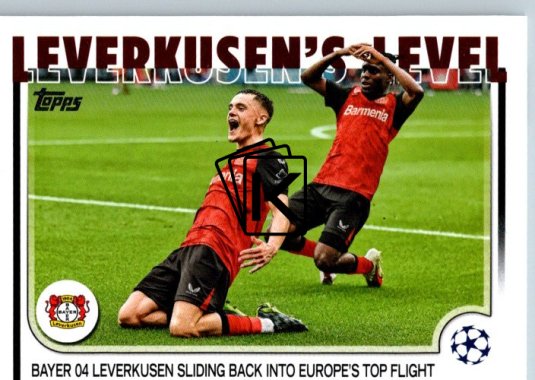 fotbalová kartička 2024-25 Topps UEFA Club Competitions Flagship 186 – Combo Cards Bayer 04 Leverkusen