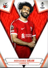 Fotbalová kartička 2023-24 Topps Superstars UEFA Club Competitions 80 Mohamed Salah (Liverpool FC)