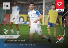 fotbalová kartička 2022-23 SportZoo Fortuna Liga Live L-113 Dominik Holaň FC Baník Ostrava /65