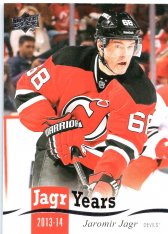 Insertní karta 2018-19 Years JJ-20 Jaromir Jagr New Jersey Devils