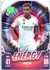 2023-24 Topps Match Attax EXTRA UEFA Club Competition Energy 275 Rodrygo (Real Madrid CF)