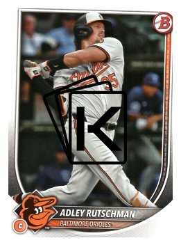 Baseballová karta 2025 Bowman 35 Adley Rutschman, Baltimore Orioles