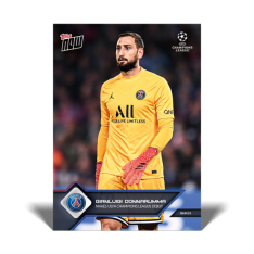 Fotbalová kartička Topps Now 2021-22 UCL 30 Gianluigi Donnarumma PSG