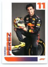 samolepka 2021 Topps Formule 1 Portrait 43 Sergio Perez Red Bull