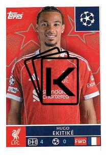 2025-26 Topps Champions League  Liverpool FC 265 Hugo Ékitike