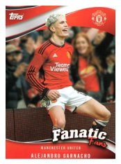 fotbalová kartička 2024-25 Topps Manchester United Fan Set Fanatics fans FF-1 Alejandro Garnacho