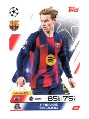 fotbalová kartička 2025-26 Topps Match Attax UCC 107 Frenkie de Jong (FC Barcelona)