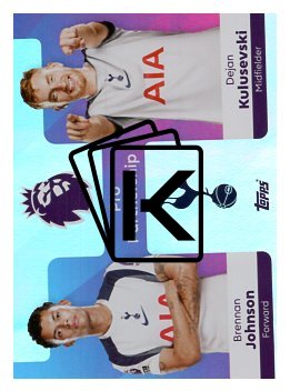 fotbalová kartička 2025-26 Topps  Premier League - Pro Partnership 376 Brennan Johnson-Dejan Kulusevski (Tottenham Hotspur)
