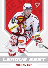 hokejová kartička 2021-22 SportZoo Tipsport Extraliga League Best 4 Michal Sup HC Slavia Praha