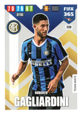 Fotbalová kartička Panini Adrenalyn XL FIFA 365 - 2020 Team Mate 239 Roberto Gagliardini Inter Milan