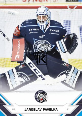 hokejová kartička 2021-22 SportZoo Tipsport Extraliga 20 Jaroslav Pavelka HC Bílí Tygři Liberec