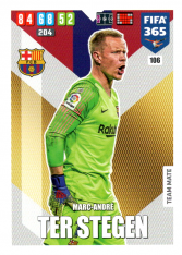 Fotbalová kartička Panini Adrenalyn XL FIFA 365 - 2020 Team Mate 106 Marc Andre Ter Stegen  FC Barcelona