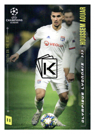 2020 Topps LM Youth of the Rise Houssem Aouar Olypmique Lyon