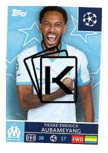 2025-26 Topps Champions League  Olympique de Marseille 351 Pierre-Emerick Aubameyang
