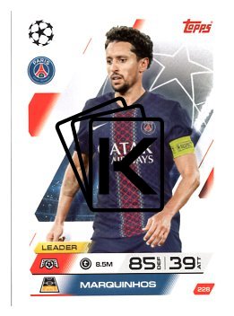 fotbalová kartička 2025-26 Topps Match Attax UCC 228 Marquinhos (Paris Saint-Germain)