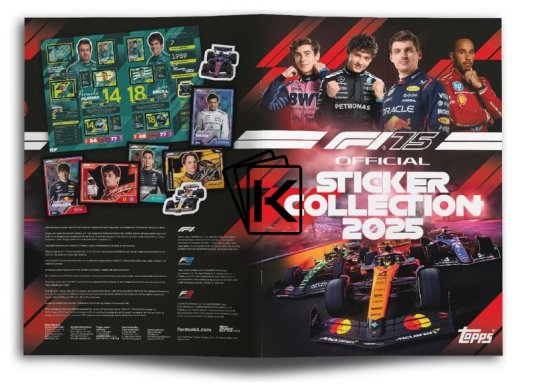 Topps F1 2025 Special Anniversary Edition - Sběratelské samolepkové album