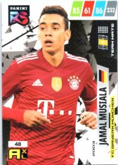 fotbalová kartička Panini Adrenalyn XL FIFA 365 2022 RS 48 Jamal Musiala FC Bayern Munchen