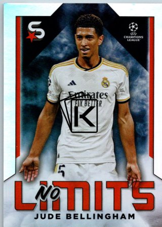 Fotbalová kartička 2023-24 Topps Superstars UEFA Club Competitions No Limits NL-15 Jude Bellingham (Real Madrid C.F.)