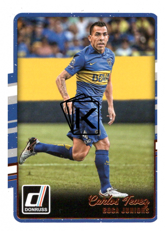 2016-17 Panini Donruss Soccer 43 Carlos Tevez - Boca Juniors