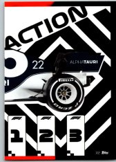 2021 Topps Formule 1 Turbo Attax Power Action 72 Scuderia Alpha Tauri