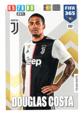Fotbalová kartička Panini Adrenalyn XL FIFA 365 - 2020 Team Mate 257 Douglas Costa Juventus