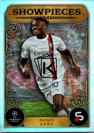 Fotbalová kartička 2023-24 Topps Superstars UEFA Club Competitions Showpieces 1 Rafael Leão (AC Milan)