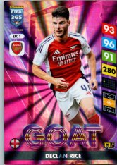 Panini Adrenalyn XL FIFA 365 2025 Excellence Goat 1 Declan Rice (Arsenal)